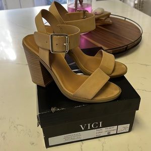 Vici heels.